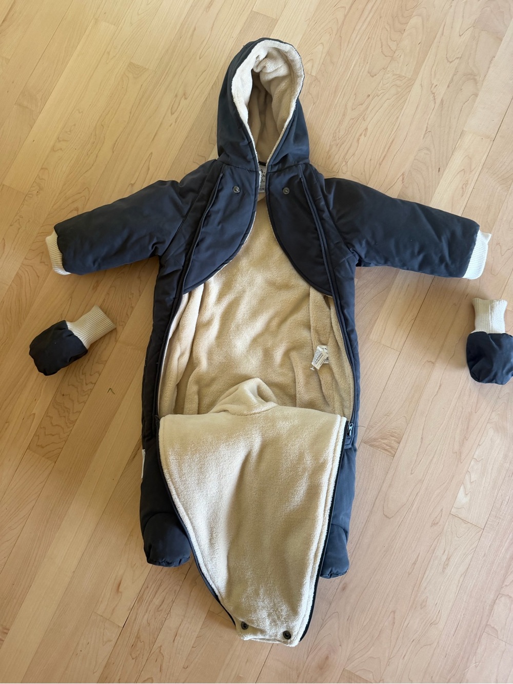 7am enfant unisex benji snowsuit 6-12 months - Picture 5 of 10